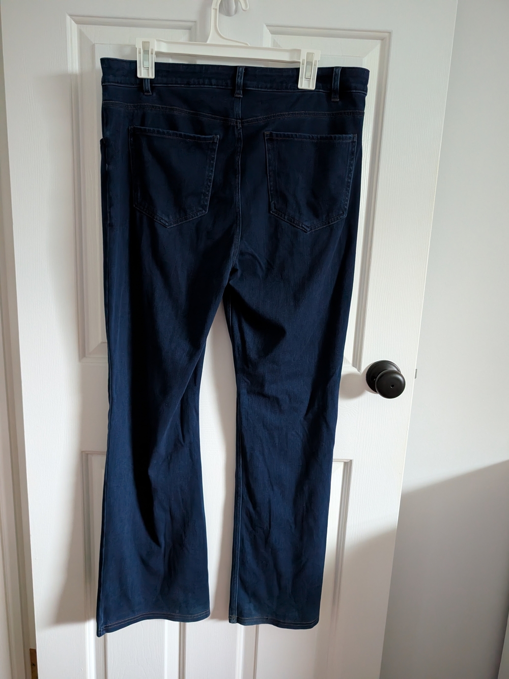 Halara Women's Dark Blue Flare Jeans Size XL - Picture 2 of 8